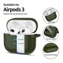 TECH-PROTECT SILICONE HOOK APPLE AIRPODS 3 OLIVE GREEN Tech-Protect