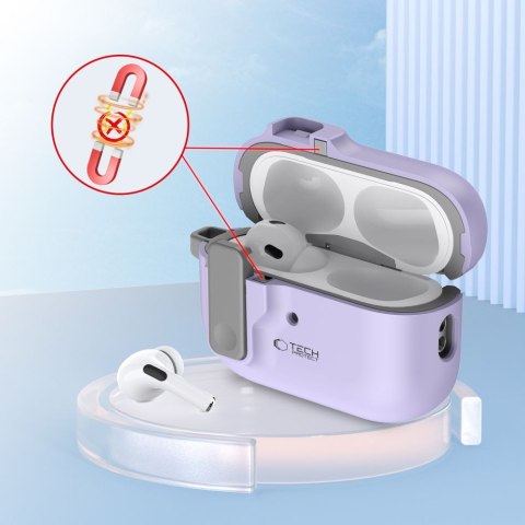 TECH-PROTECT SLIM HOOK APPLE AIRPODS PRO 1 / 2 LAVENDER Tech-Protect