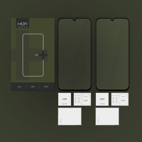 SZKŁO HARTOWANE HOFI GLASS PRO+ 2-PACK GALAXY A16 4G / 5G / A26 5G / A17 4G / 5G BLACK Hofi
