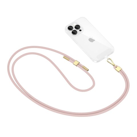 TECH-PROTECT C2S ROPE CROSSBODY STRAP BABY PINK/GOLD Tech-Protect