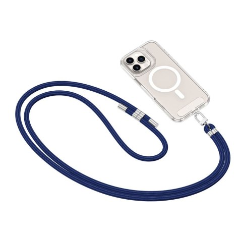 TECH-PROTECT C7S ROPE CROSSBODY STRAP NAVY BLUE/SILVER Tech-Protect