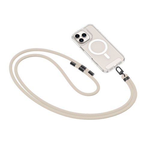 TECH-PROTECT C7S ROPE CROSSBODY STRAP TAUPE/BLACK Tech-Protect