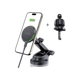 TECH-PROTECT MM15W-V7 QI2 MAGNETIC MAGSAFE DASHBOARD & VENT CAR MOUNT WIRELESS CHARGER 15W BLACK Tech-Protect