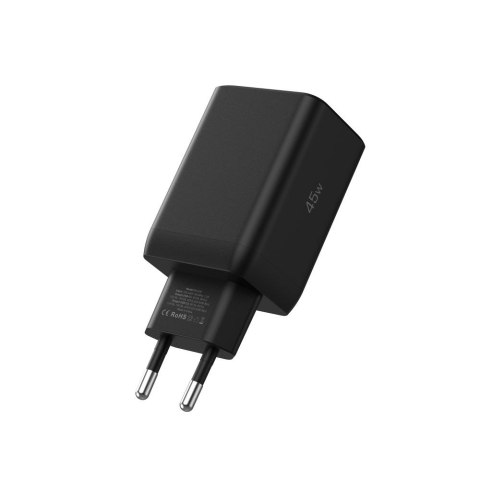 TECH-PROTECT NC45W-GAN 2-PORT NETWORK CHARGER PD 45W BLACK Tech-Protect