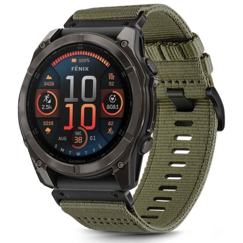 TECH-PROTECT NYLON CLASSIC GARMIN FENIX 5X / 5X PLUS / 6X / 6X PRO / 7X / 8 / 8 PRO (51 MM) OLIVE GREEN Tech-Protect