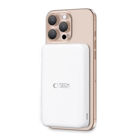 TECH-PROTECT PB24 LIFEMAG QI2 MAGSAFE POWER BANK 10000MAH WHITE Tech-Protect