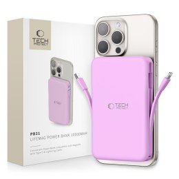 TECH-PROTECT PB31 LIFEMAG MAGSAFE POWER BANK 10000MAH LAVENDER Tech-Protect