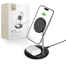 TECH-PROTECT QI15W-A39 2IN1 MAGNETIC MAGSAFE WIRELESS CHARGER BLACK Tech-Protect