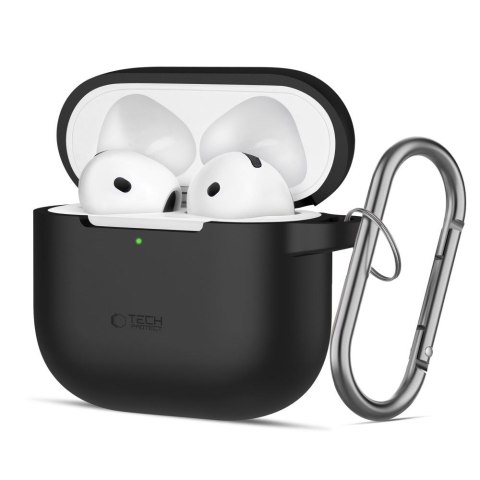 TECH-PROTECT SILICONE HOOK APPLE AIRPODS 4 BLACK Tech-Protect