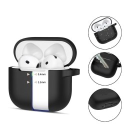 TECH-PROTECT SILICONE HOOK APPLE AIRPODS 4 BLACK Tech-Protect