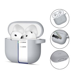 TECH-PROTECT SILICONE HOOK APPLE AIRPODS 4 CRAYON GREY Tech-Protect