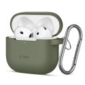 TECH-PROTECT SILICONE HOOK APPLE AIRPODS 4 OLIVE GREEN Tech-Protect