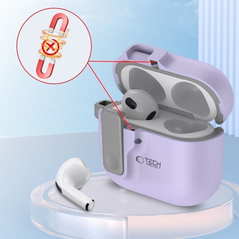 TECH-PROTECT SLIM HOOK APPLE AIRPODS 4 LAVENDER Tech-Protect
