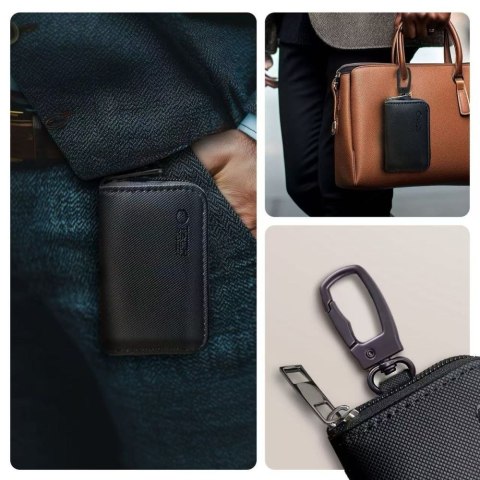 KLATKA FARADAYA TECH-PROTECT KLR300 POUCH KEYLESS RFID SIGNAL BLOCKER CASE BLACK Tech-Protect