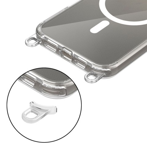 TECH-PROTECT FLEXAIR CHAIN MAGSAFE IPHONE 16 GREY & PINK Tech-Protect
