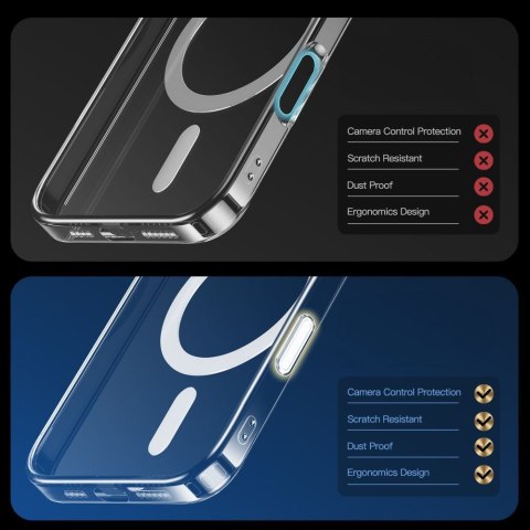 TECH-PROTECT FLEXAIR HYBRID CC MAGSAFE IPHONE 16 CLEAR Tech-Protect