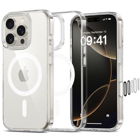 TECH-PROTECT FLEXAIR HYBRID CC MAGSAFE IPHONE 16 PRO CLEAR Tech-Protect