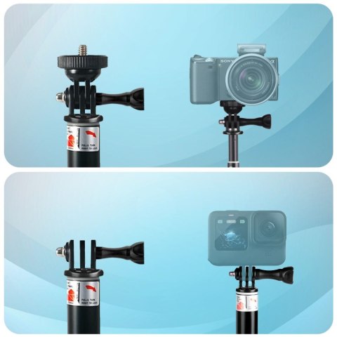 TECH-PROTECT GA100 MONOPAD & SELFIE STICK GOPRO / DJI BLACK Tech-Protect