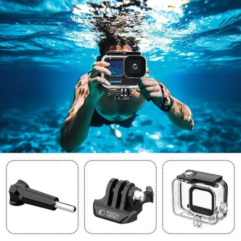 TECH-PROTECT GA200 WATERPROOF CASE GOPRO HERO 9 / 10 / 11 / 12 / 13 CLEAR Tech-Protect