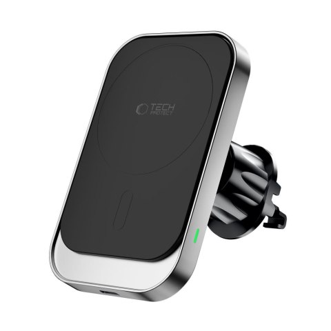 TECH-PROTECT MM15W-V9 MAGNETIC MAGSAFE DASHBOARD & VENT CAR MOUNT WIRELESS CHARGER 15W BLACK Tech-Protect