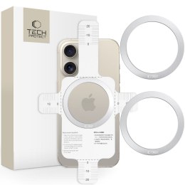 TECH-PROTECT MMP-110 2IN1 MAGNETIC MAGSAFE RING SILVER & SILVER Tech-Protect