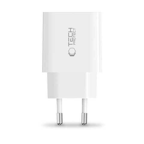 TECH-PROTECT NC20W 1-PORT NETWORK CHARGER PD 20W WHITE Tech-Protect