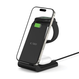 TECH-PROTECT QI15W-A36 3IN1 WIRELESS CHARGER FOR APPLE BLACK Tech-Protect
