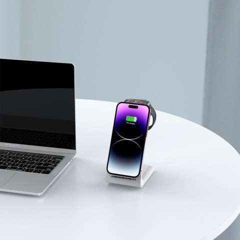 TECH-PROTECT QI15W-A36 3IN1 WIRELESS CHARGER FOR APPLE WHITE Tech-Protect