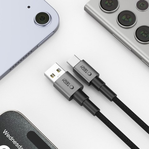 TECH-PROTECT ULTRABOOST DNA TYPE-C CABLE 15W/3A 100CM IRON GREY Tech-Protect