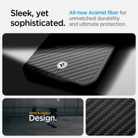 SPIGEN ENZO ARAMID MAG MAGSAFE IPHONE 16E / 17E MATTE BLACK Spigen