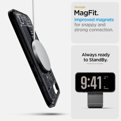 SPIGEN ULTRA HYBRID MAG MAGSAFE IPHONE 16E / 17E ZERO ONE BLACK Spigen
