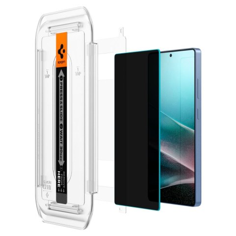 SZKŁO PRYWATYZUJĄCE SPIGEN GLAS.TR "EZ FIT" HD 2-PACK GALAXY S25 ULTRA PRIVACY Spigen