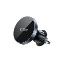 TECH-PROTECT MM15W-V5 MAGNETIC MAGSAFE CD & VENT CAR MOUNT WIRELESS CHARGER 15W BLACK/BLACK Tech-Protect