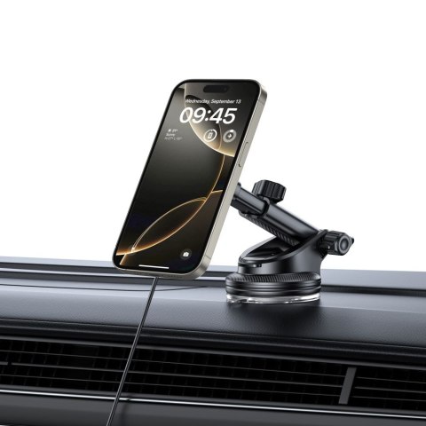 TECH-PROTECT MM15W-V5 MAGNETIC MAGSAFE DASHBOARD & VENT CAR MOUNT WIRELESS CHARGER 15W BLACK/BLACK Tech-Protect