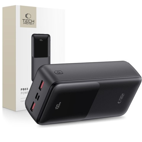 TECH-PROTECT PB03 POWER BANK 30000MAH 22.5W BLACK Tech-Protect