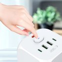 TECH-PROTECT PCL3X4 POWER SOCKET 2 USB & 2 TYPE-C & 3 SOCKET WHITE Tech-Protect