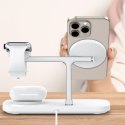 TECH-PROTECT QI15W-A45 3IN1 MAGNETIC MAGSAFE WIRELESS CHARGER WHITE Tech-Protect