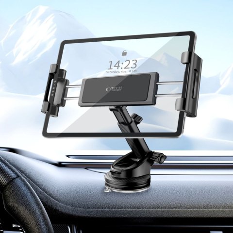 TECH-PROTECT V4 UNIVERSAL WINDSHIELD & DASHBOARD CAR MOUNT FOR TABLET BLACK Tech-Protect