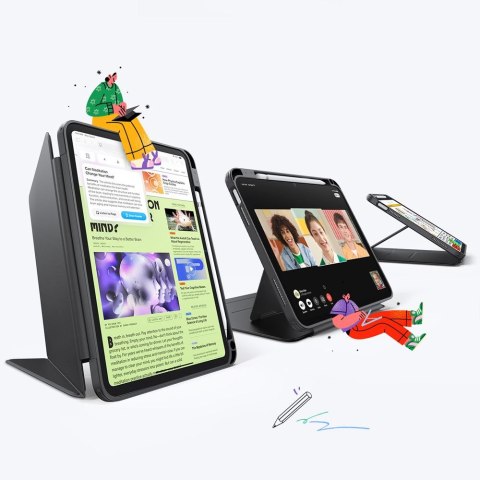 ESR FLIP HYBRID IPAD 10.9" 10 / 2022 / 11" 11 / 2025-2025 BLACK ESR