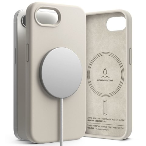 RINGKE SILICONE MAGNETIC MAGSAFE IPHONE 16E / 17E STONE Ringke
