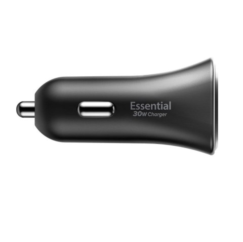 SPIGEN ESSENTIAL EV301 1-PORT CAR CHARGER 30W BLACK Spigen