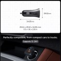 SPIGEN ESSENTIAL EV301 1-PORT CAR CHARGER 30W BLACK Spigen