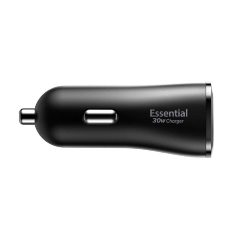 SPIGEN ESSENTIAL EV302 2-PORT CAR CHARGER 30W BLACK Spigen