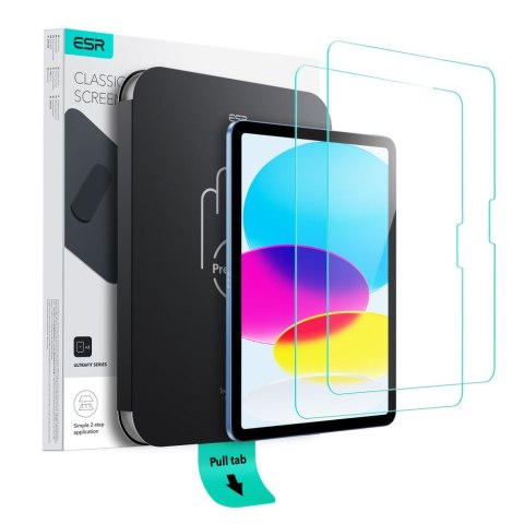 SZKŁO HARTOWANE ESR ULTRAFIT TEMPERED GLASS 2-PACK IPAD 10.9" 10 / 2022 / 11" 11 / 2025-2025 CLEAR ESR