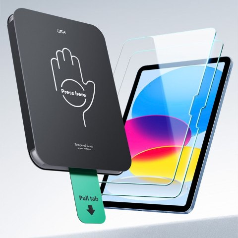 SZKŁO HARTOWANE ESR ULTRAFIT TEMPERED GLASS 2-PACK IPAD 10.9" 10 / 2022 / 11" 11 / 2025-2025 CLEAR ESR