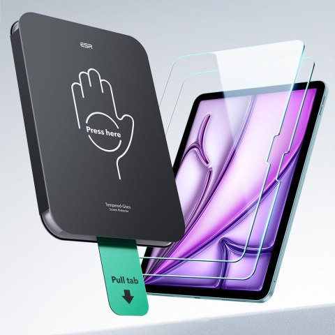 SZKŁO HARTOWANE ESR ULTRAFIT TEMPERED GLASS 2-PACK IPAD AIR 11" 6 / 7 / 8 2024-2026 CLEAR ESR