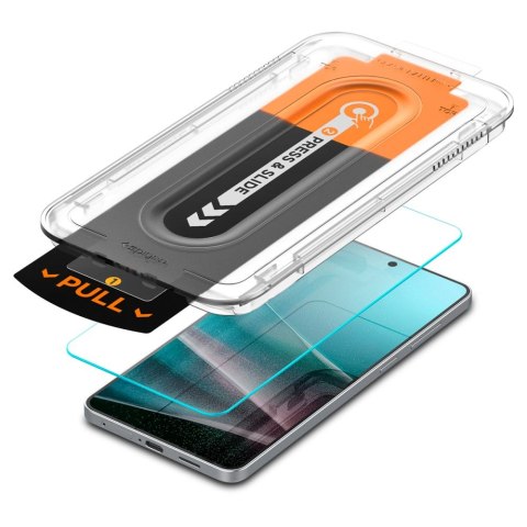 SZKŁO HARTOWANE SPIGEN GLAS.TR "EZ FIT PRO" GALAXY S25 EDGE CLEAR Spigen