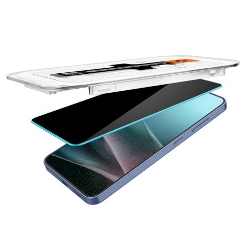 SZKŁO PRYWATYZUJĄCE SPIGEN GLAS.TR "EZ FIT" HD 2-PACK GALAXY S24 / S25 PRIVACY Spigen