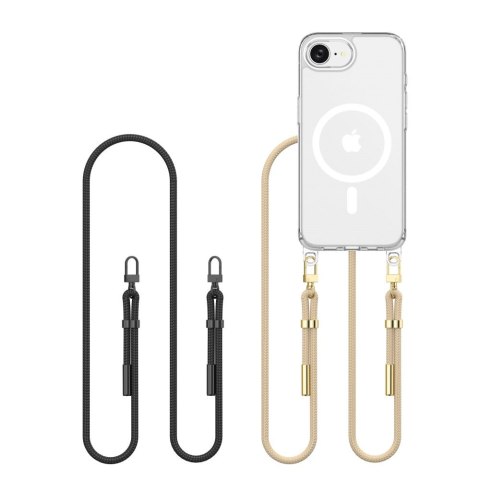 TECH-PROTECT FLEXAIR CHAIN MAGSAFE IPHONE 16E / 17E BLACK & TAUPE Tech-Protect