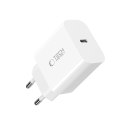 TECH-PROTECT NC20W 1-PORT NETWORK CHARGER PD 20W + TYPE-C CABLE WHITE Tech-Protect